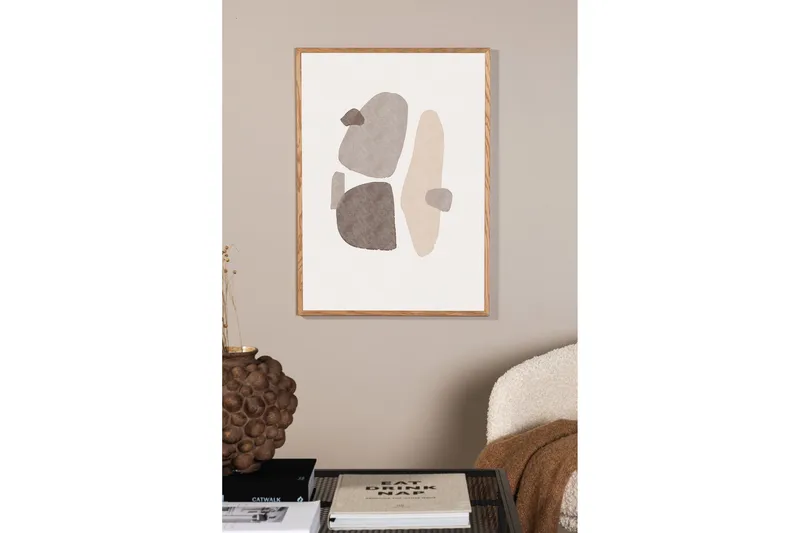 Poster Shapes 50x70 cm - Svart/Vit - Inredning & dekor - Tavlor & konst - Poster & print