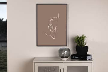 Poster Siluette 21x30 cm - Brun - Inredning & dekor - Tavlor & konst - Poster & print