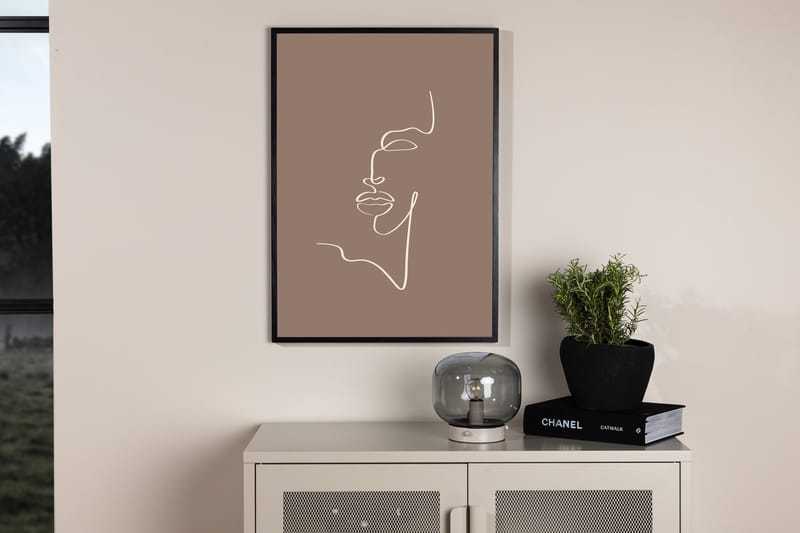 Poster Siluette 30x40 cm - Brun - Inredning & dekor - Tavlor & konst - Poster & print