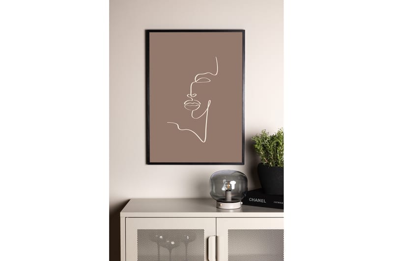 Poster Siluette 50x70 cm - Brun - Inredning & dekor - Tavlor & konst - Poster & print