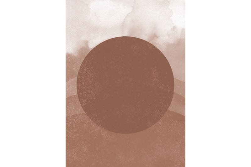 Poster Soft shades 50x70 cm, Brun