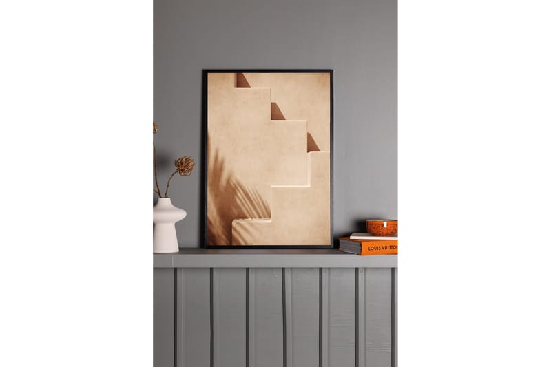 Poster Stairs 30x40 cm - Ljus Orange - Inredning & dekor - Tavlor & konst - Poster & print