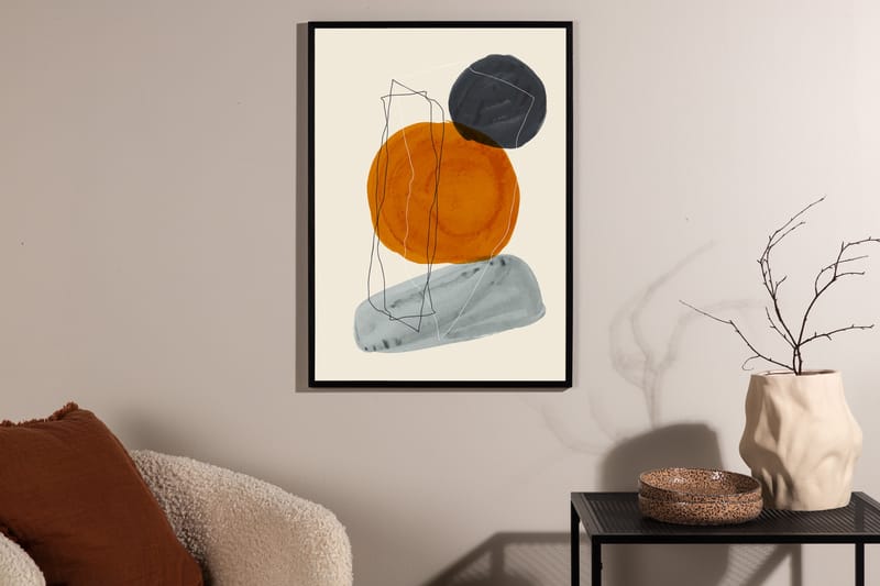 Poster Stones 50x70 cm - Beige - Inredning & dekor - Tavlor & konst - Poster & print