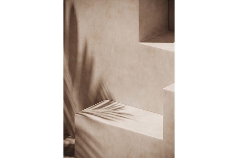 Poster Sun stripes 21x30 cm, Beige