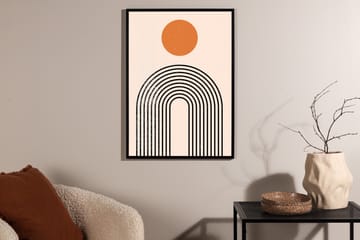 Poster Tempel 50x70 cm - Beige - Inredning & dekor - Tavlor & konst - Poster & print