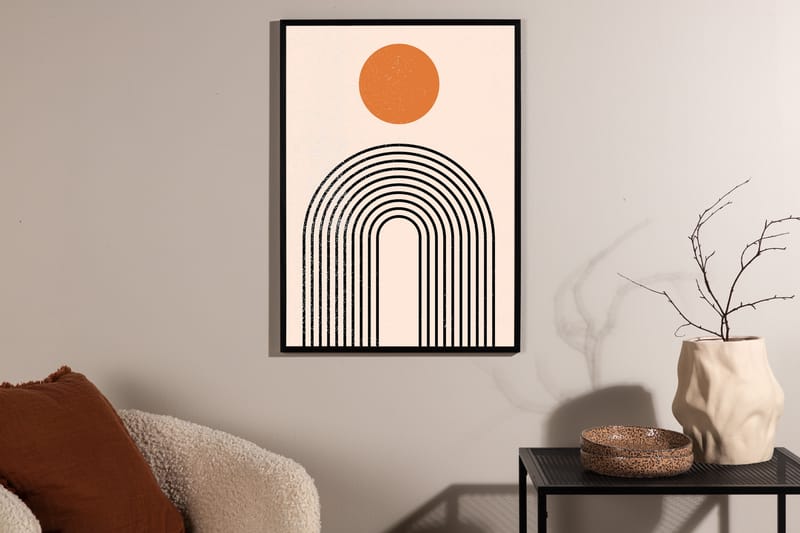 Poster Tempel 70x100 cm - Beige - Inredning & dekor - Tavlor & konst - Poster & print