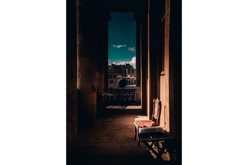 Poster Tunnel vision 21x30 cm, Brun