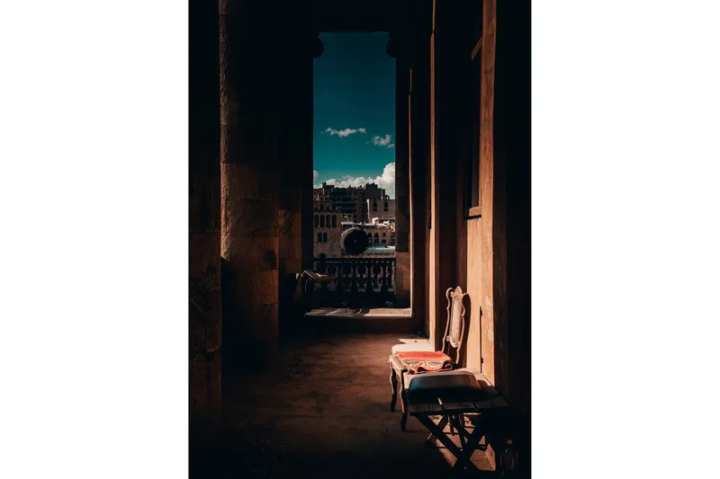 Poster Tunnel vision 50x70 cm, Brun