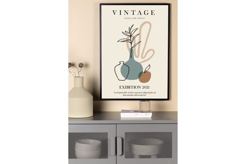 Poster Vintage 30x40 cm - Beige - Inredning & dekor - Tavlor & konst - Poster & print