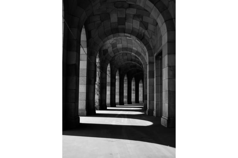 Poster Walkway 50x70 cm - Beige - Inredning & dekor - Tavlor & konst - Poster & print