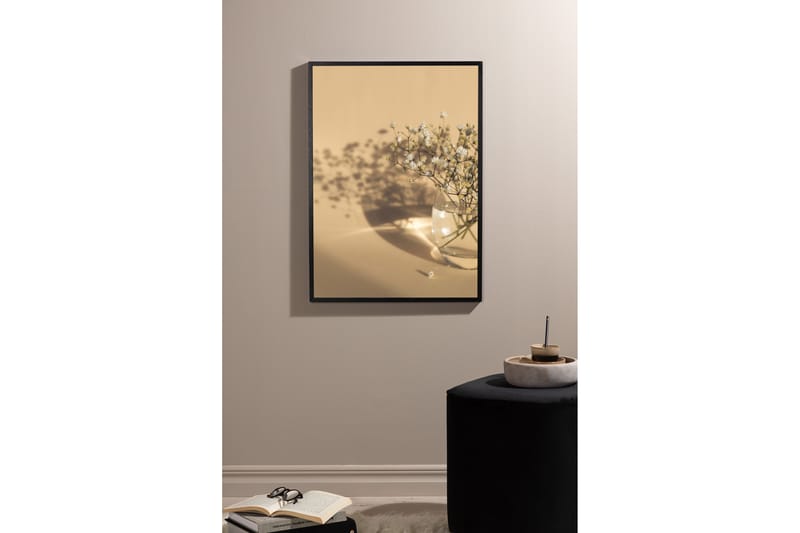Poster White Flowers 30x40 cm - Beige - Inredning & dekor - Tavlor & konst - Poster & print