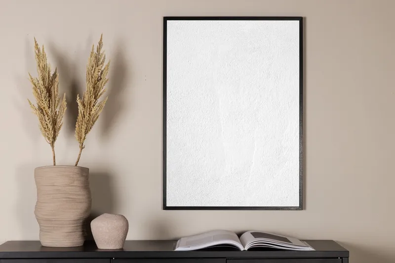Poster White Reveted 50x70 cm - Vit - Inredning & dekor - Tavlor & konst - Poster & print