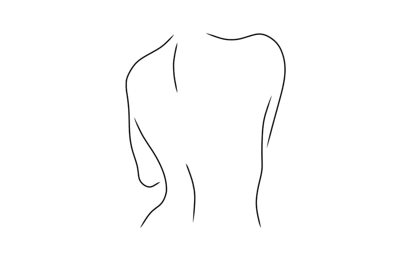 Poster Women 21x30 cm, Svart/Vit