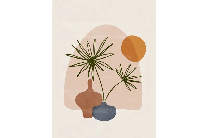 Poster Wonderland 30x40 cm, Beige