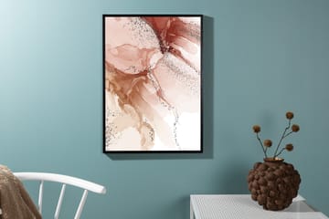 Poster Splash 21x30 cm - Ljusrosa - Inredning & dekor - Tavlor & konst - Poster & print