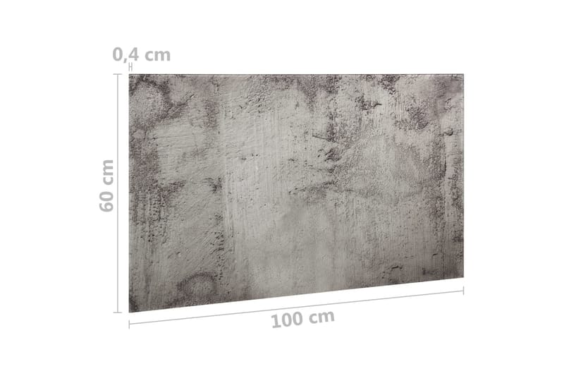 Magnetisk tavla glasskiva 100x60 cm - Grå - Inredning & dekor - Tavlor & konst - Presentationstavla & rittavla - Anslagstavla