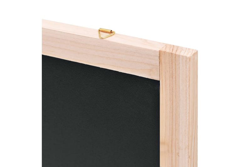 Väggmonterad griffeltavla cedarträ 40x60 cm - Svart - Inredning & dekor - Tavlor & konst - Presentationstavla & rittavla - Griffeltavla