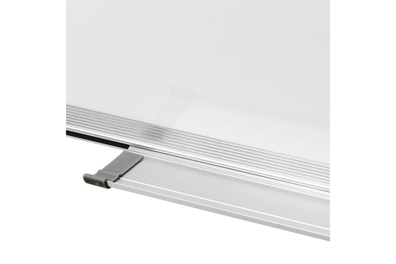 Magnetisk whiteboard vit 110x60 cm stål - Vit - Whiteboard & glastavla