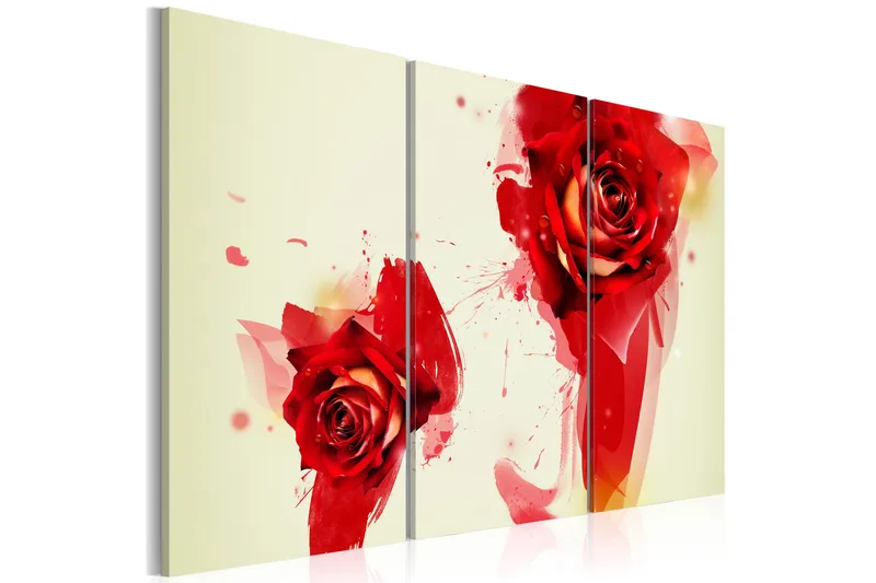 Tavla A New Look On A Rose 60x40, Artgeist sp. z o. o.