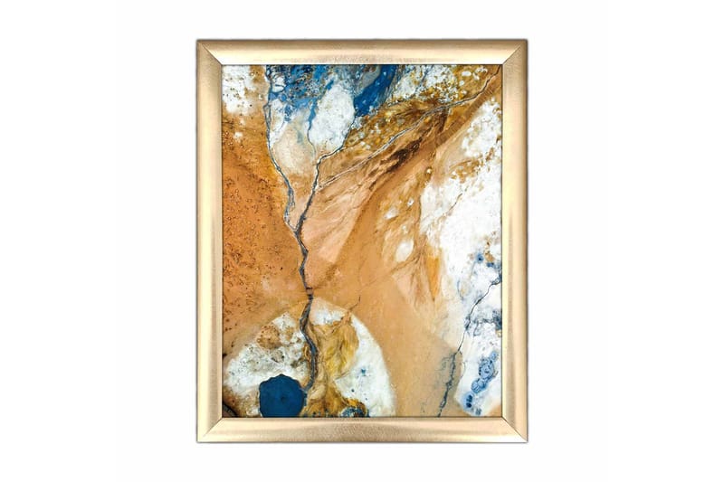 Tavla Abstract Med Ram Flerfärgad 23,5X28,5 - 23,5x28,5 cm - Inredning & dekor - Tavlor & konst