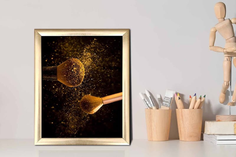 Tavla Abstract med Ram Flerfärgad - 23,5x28,5 cm - Inredning & dekor - Tavlor & konst