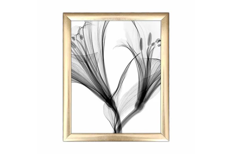 Tavla Abstract med Ram Flerfärgad, 23,5x28,5 cm