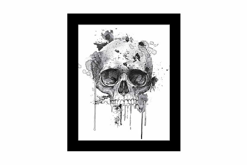 Tavla Abstract med Ram Flerfärgad, 23,5x28,5 cm