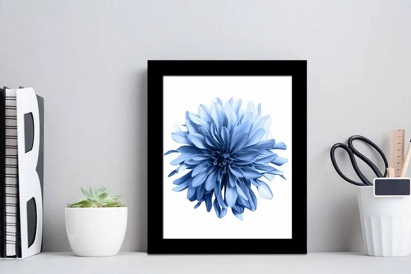 Tavla Abstract med Ram Flerfärgad - 23,5x28,5 cm - Inredning & dekor - Tavlor & konst