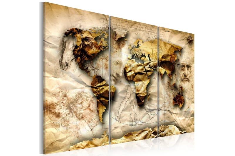 Tavla Anatomy Of The World 120x80, Artgeist sp. z o. o.
