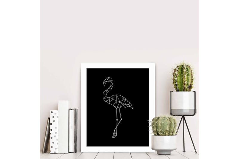 Tavla Animal med Ram Flerfärgad - 23,5x28,5 cm - Inredning & dekor - Tavlor & konst