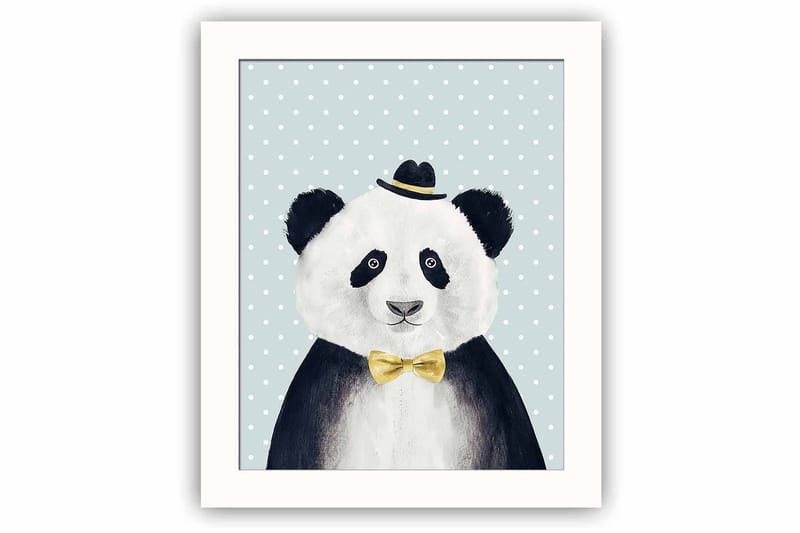 Tavla Animal med Ram Flerfärgad - 23,5x28,5 cm - Inredning & dekor - Tavlor & konst