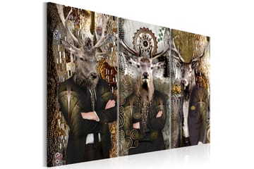 Tavla Animal Trio 3 Parts Brown 120x80 - Artgeist sp. z o. o. - Inredning & dekor - Tavlor & konst - Canvastavla
