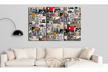 Tavla Art Of Collage Banksy Iii 90x60 - Artgeist sp. z o. o. - Inredning & dekor - Tavlor & konst - Canvastavla