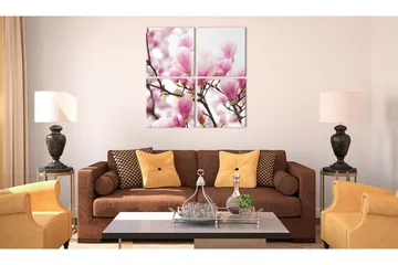 Tavla Blommande magnolia träd 60x60 - Artgeist sp. z o. o. - Inredning & dekor - Tavlor & konst - Canvastavla