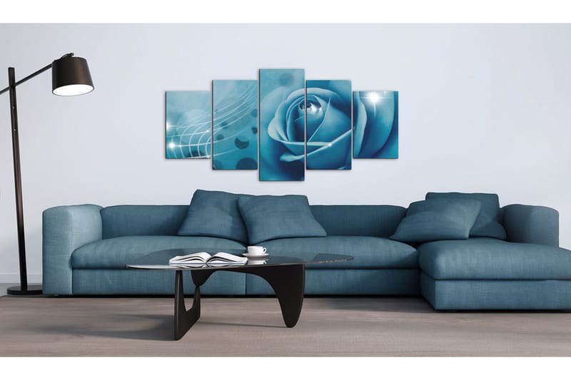 Tavla Blue Beauty 200x100 - Artgeist sp. z o. o. - Inredning & dekor - Tavlor & konst - Canvastavla