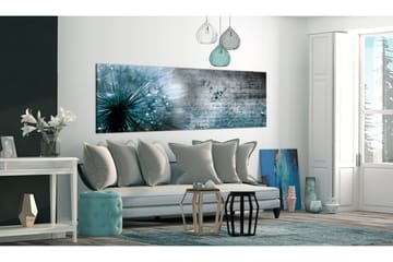 Tavla Blue Dandelion 120x40 - Artgeist sp. z o. o. - Inredning & dekor - Tavlor & konst - Canvastavla