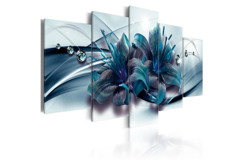 Tavla Blue Lily 200x100, Artgeist sp. z o. o.