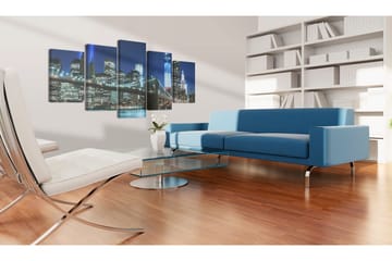 Tavla Blue Nyc 100x50 - Artgeist sp. z o. o. - Inredning & dekor - Tavlor & konst - Canvastavla