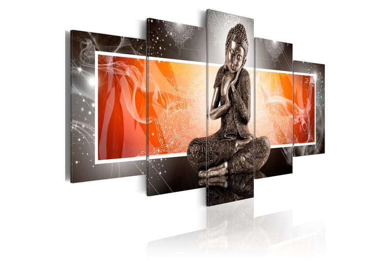 Tavla Buddha And Ornaments 100x50, Artgeist sp. z o. o.