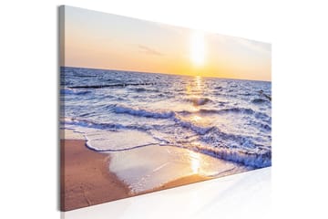 Tavla Calm Waves (1 Part) Narrow Brown 150x50 - Inredning & dekor - Tavlor & konst - Canvastavla