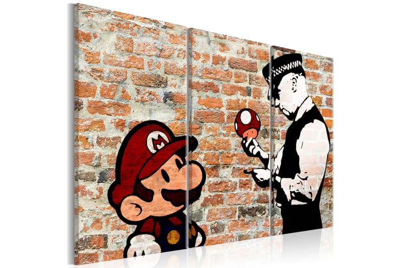Tavla Caught Mario 90x60, Artgeist sp. z o. o.