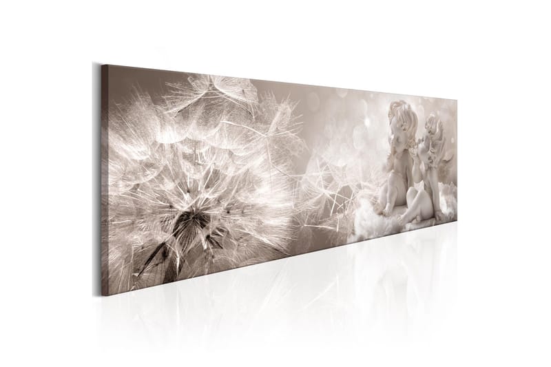 Tavla Cherubs And The Dandelion 120x40, Artgeist sp. z o. o.