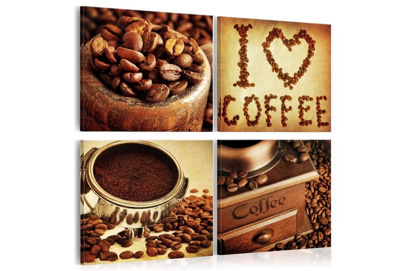 Tavla Coffee Pleasant Moments 80x80, Artgeist sp. z o. o.