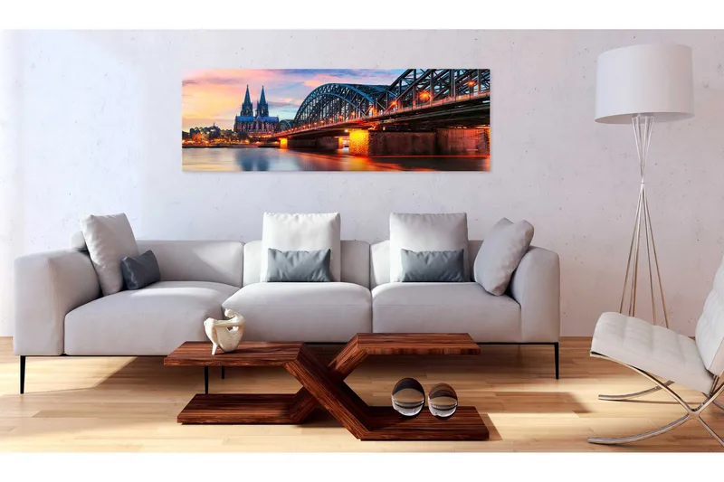 Tavla Cologne Germany 120x40 - Artgeist sp. z o. o. - Inredning & dekor - Tavlor & konst - Canvastavla