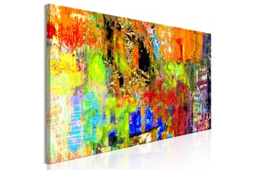 Tavla Colourful Abstraction (1 Part) Narrow 150x50 - Artgeist sp. z o. o. - Inredning & dekor - Tavlor & konst - Canvastavla