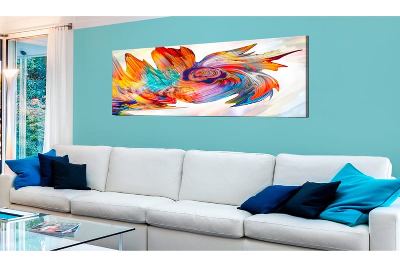 Tavla Colourful Cyclone 120x40 - Artgeist sp. z o. o. - Inredning & dekor - Tavlor & konst - Canvastavla