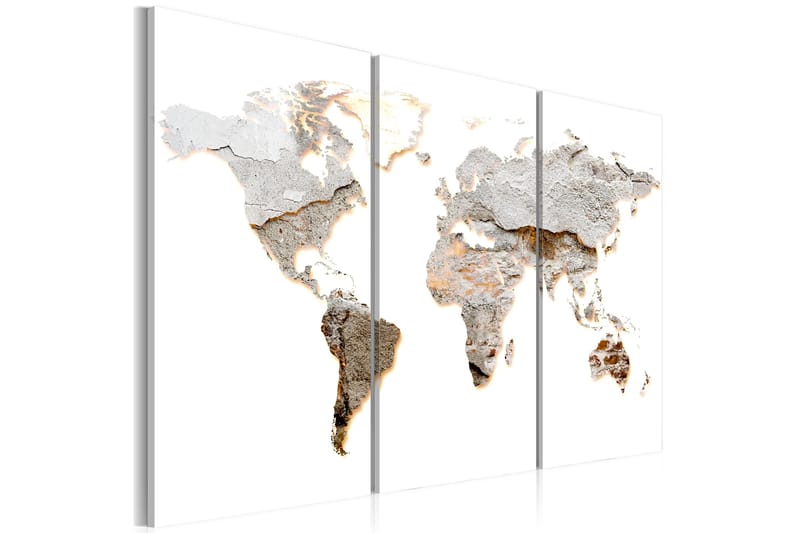 Tavla Concrete Continents 120x80, Artgeist sp. z o. o.