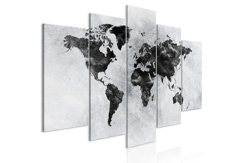Tavla Concrete World 5 Parts Wide 100x50, Artgeist sp. z o. o.