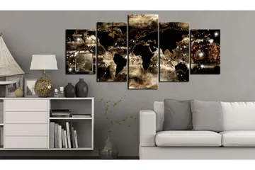 Tavla Continents And Stars 200x100 - Artgeist sp. z o. o. - Inredning & dekor - Tavlor & konst - Canvastavla