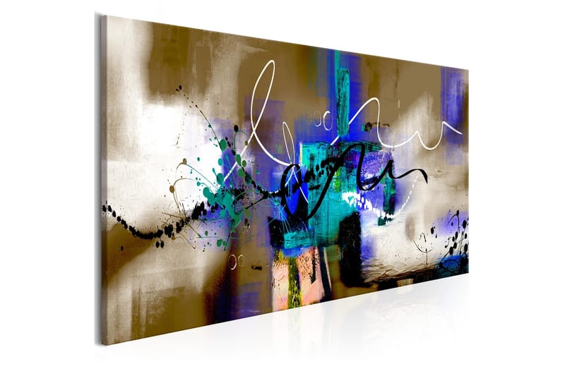 Tavla Crazy Serpentines 1 Part Brown Narrow 120x40, Artgeist sp. z o. o.